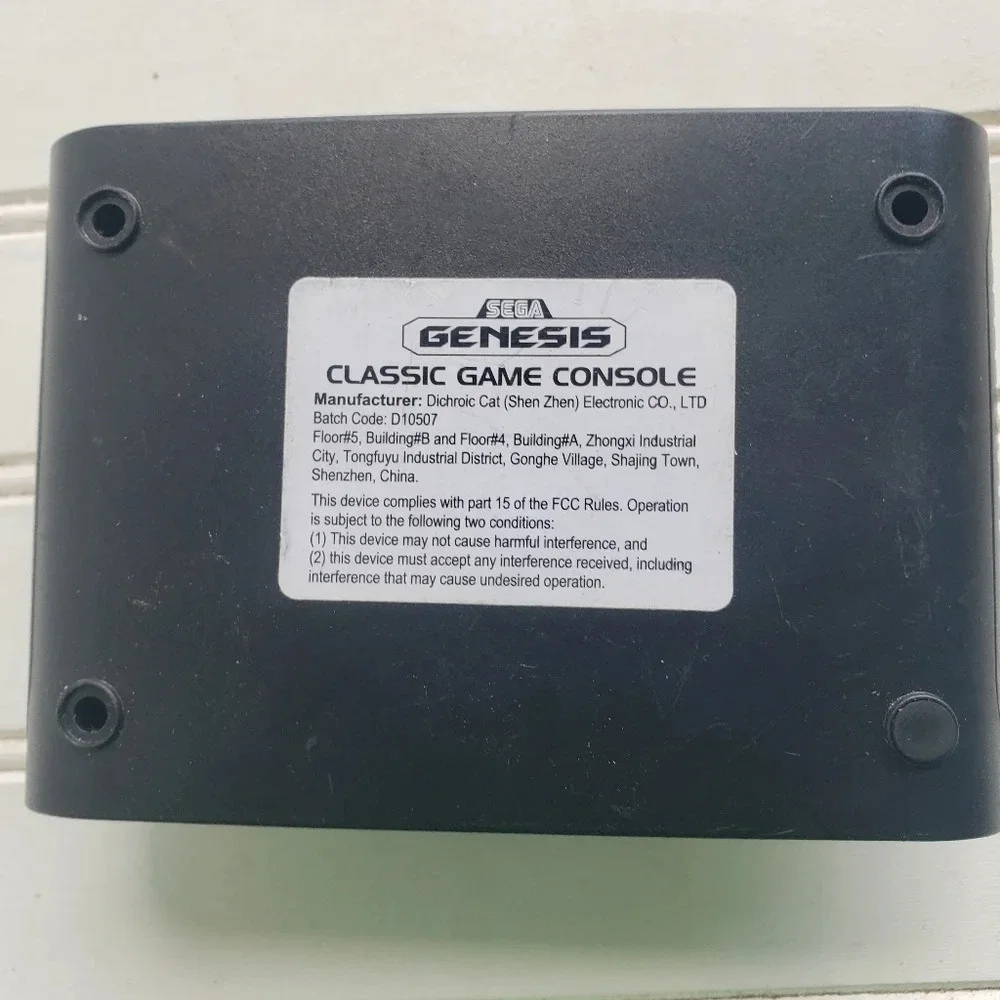 Sega Genesis Classic Game Console 80 Built In Games AtGames 2012 Not Tested